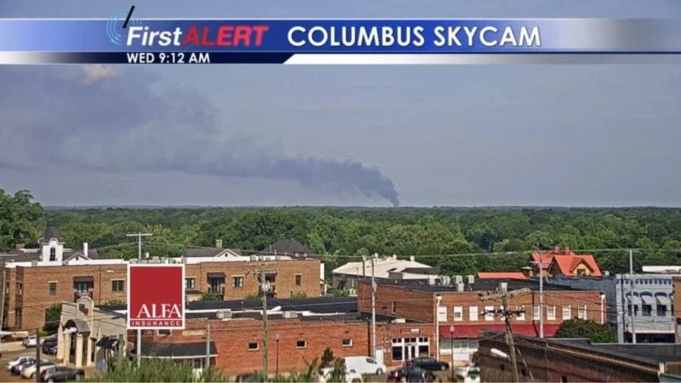 Συνετρίβη στρατιωτικό αεροσκάφος στο Μισισίπι των ΗΠΑ (Εικόνες)